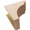 Ekena Millwork 10"W x 20"D x 20"H Classic Yorktown Rough Cedar Woodgrain TimberThane Corbel, Primed Tan CORUR10X20X20YORRCPR - alternate 3